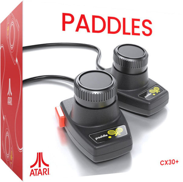 Plaion CX30+ Ensemble d'accessoires pour contrôleur à double palette compatible avec les systèmes de jeux vidéo Atari 2600+, 2600 et 7800 Plaion CX30+ Ensemble d'accessoires pour contrôleur à double palette compatible avec les systèmes de jeux vidéo Atari 2600+, 2600 et 7800